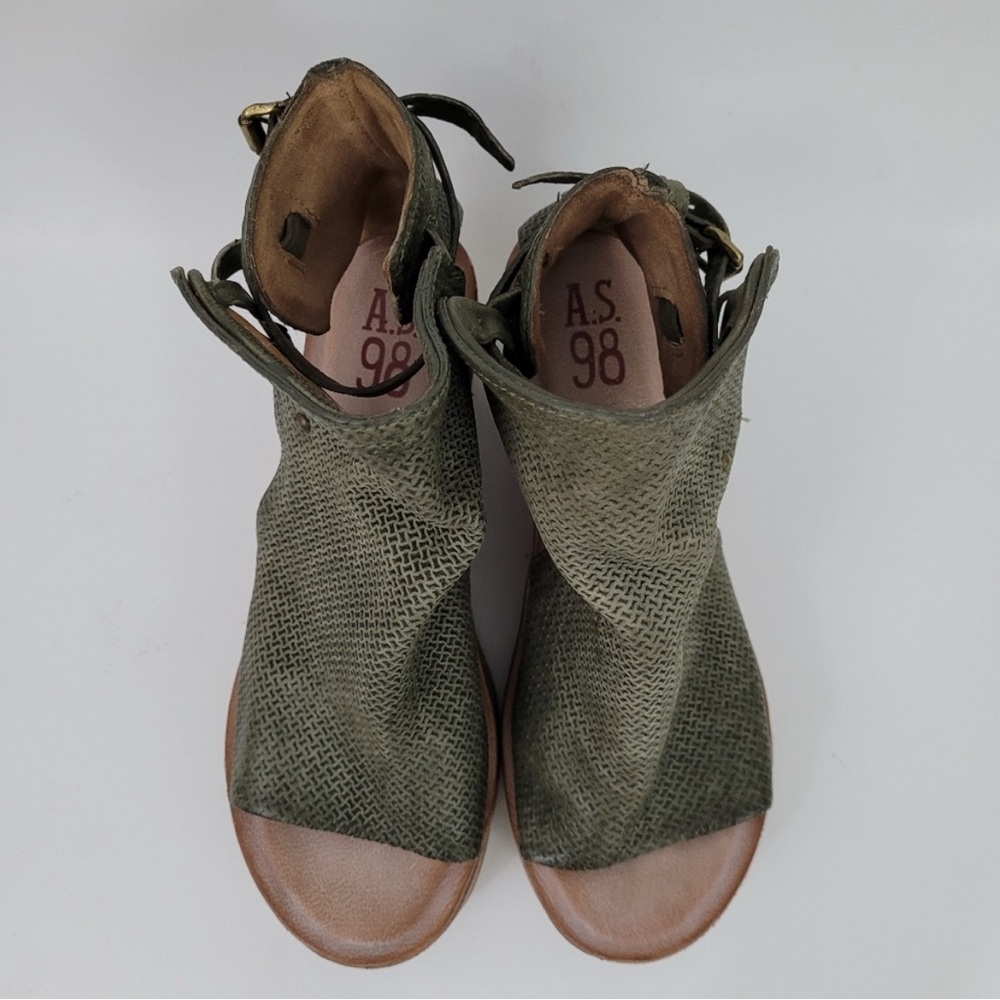 A.S.98 Nathan Wedge Sandal